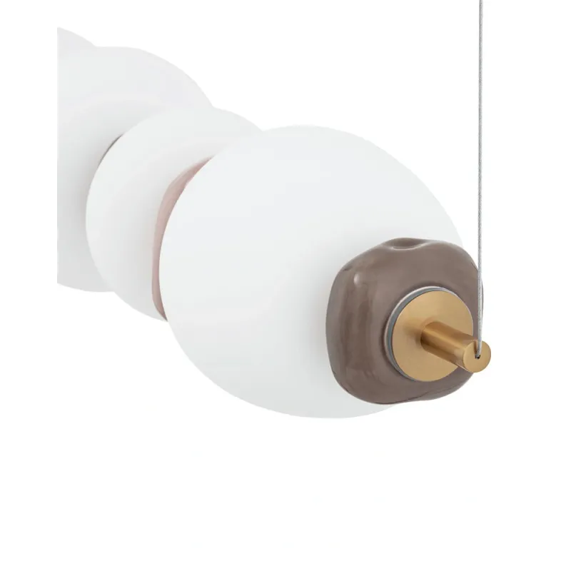 Підвісний світильник, люстра Nowodvorski 11700 Ceramic Horizontal LED 1x22W 3000K 1750Lm IP20 білий