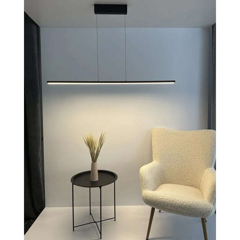 Підвісний світильник, люстра Nowodvorski 10363 Bar LED S 1x27W 3000K 1200Lm IP20 чорний