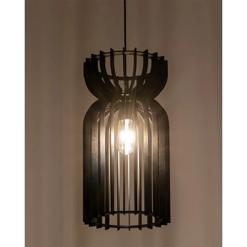 Підвісний світильник, люстра Nowodvorski 10573 Kymi A E27 1x25W IP20 чорний
