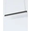 Підвісний світильник, люстра Nowodvorski 7525 Soft LED T8LED 1x22W 3000K 3200Lm IP20 графітовий