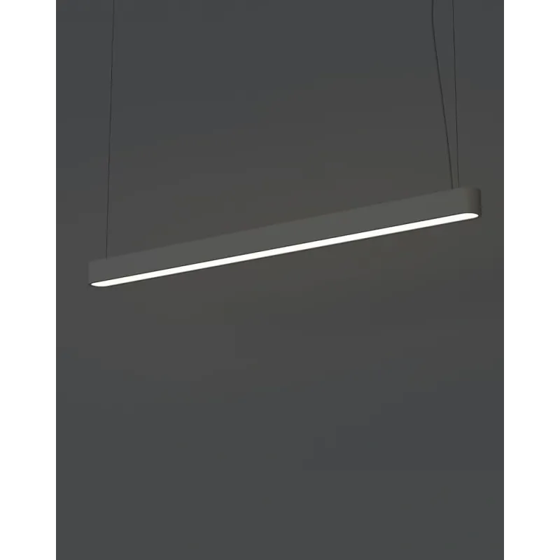 Підвісний світильник, люстра Nowodvorski 7525 Soft LED T8LED 1x22W 3000K 3200Lm IP20 графітовий