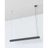 Підвісний світильник, люстра Nowodvorski 7525 Soft LED T8LED 1x22W 3000K 3200Lm IP20 графітовий