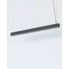 Підвісний світильник, люстра Nowodvorski 7525 Soft LED T8LED 1x22W 3000K 3200Lm IP20 графітовий