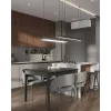 Підвісний світильник, люстра Nowodvorski 7535 Soft LED T8LED 1x16W 3000K 2300Lm IP20 графітовий