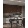 Підвісний світильник, люстра Nowodvorski 7535 Soft LED T8LED 1x16W 3000K 2300Lm IP20 графітовий