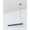 Підвісний світильник, люстра Nowodvorski 7535 Soft LED T8LED 1x16W 3000K 2300Lm IP20 графітовий