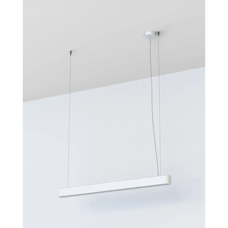 Підвісний світильник, люстра Nowodvorski 7547 Soft LED T8LED 1x16W 3000K 2300Lm IP20 білий