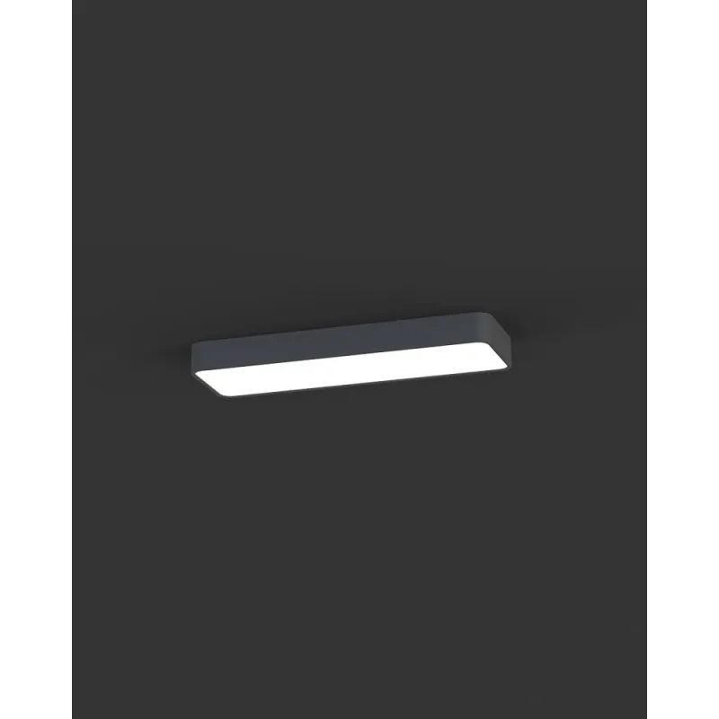 Світильник стельовий Nowodvorski 7526 Soft LED T8LED 2x11W 3000K 3400Lm IP20 графітовий