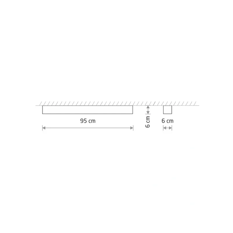 Світильник стельовий Nowodvorski 7546 Soft LED T8LED 1x16W 3000K 2300Lm IP20 білий