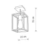 Люстра Nowodvorski 9045 Crate E27 1x25W IP20 чорний