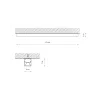 Світильник стельовий Nowodvorski 10212 CL Office Pro LED 1x31W 4000К 4160Lm IP20 білий