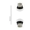 Бра, настінний світильник Nowodvorski 10758 Fourty Wall XL GU10 2x10W IP20 білий