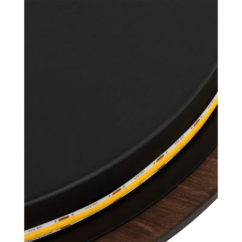 Бра, настінний світильник Nowodvorski 11290 Ring Timber M LED 1x10W 3000K 130Lm IP20 коричневий