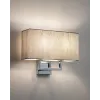 Бра, настінний світильник Nowodvorski 11792 Hotel Mood E27 2x10W IP20 сірий