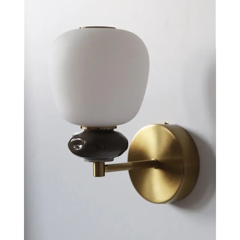 Бра, настінний світильник Nowodvorski 11703 Ceramic LED 1x8W 3000K 650Lm IP20 латунний
