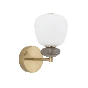 Бра, настінний світильник Nowodvorski 11703 Ceramic LED 1x8W 3000K 650Lm IP20 латунний