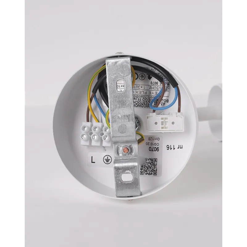 Бра, настінний світильник Nowodvorski 9070 Eye Flex S GU10 1x10W IP20 білий