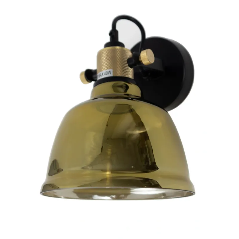 Бра, настінний світильник Nowodvorski 9155 Amalfi E27 1x25W IP20 золотий