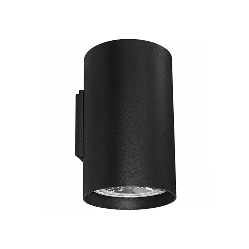 Бра, настінний світильник Nowodvorski 9320 Tube GU10, ES111 2x15W IP20 чорний