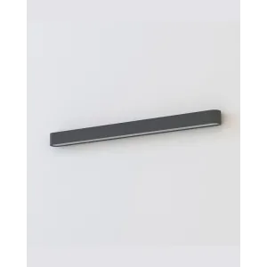 Бра, настінний світильник Nowodvorski 7534 Soft LED T8LED 1x16W 3000K 2300Lm IP20 графітовий