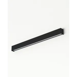 Бра, настінний світильник Nowodvorski 7594 Straight Wall LED T8LED 1x16W 3000K 2300Lm IP20 чорний