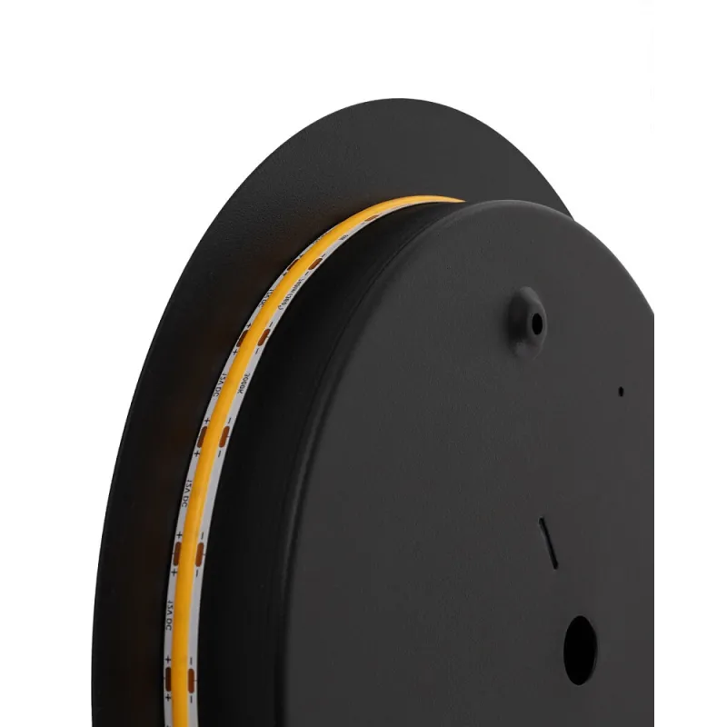 Бра, настінний світильник Nowodvorski 7635 Ring M LED 1x10W 3000K 130Lm IP20 чорний