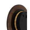 Бра, настінний світильник Nowodvorski 10280 Ring Wood S LED 1x7W 3000K 60Lm IP20 золотий