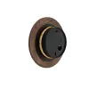 Бра, настінний світильник Nowodvorski 10280 Ring Wood S LED 1x7W 3000K 60Lm IP20 золотий