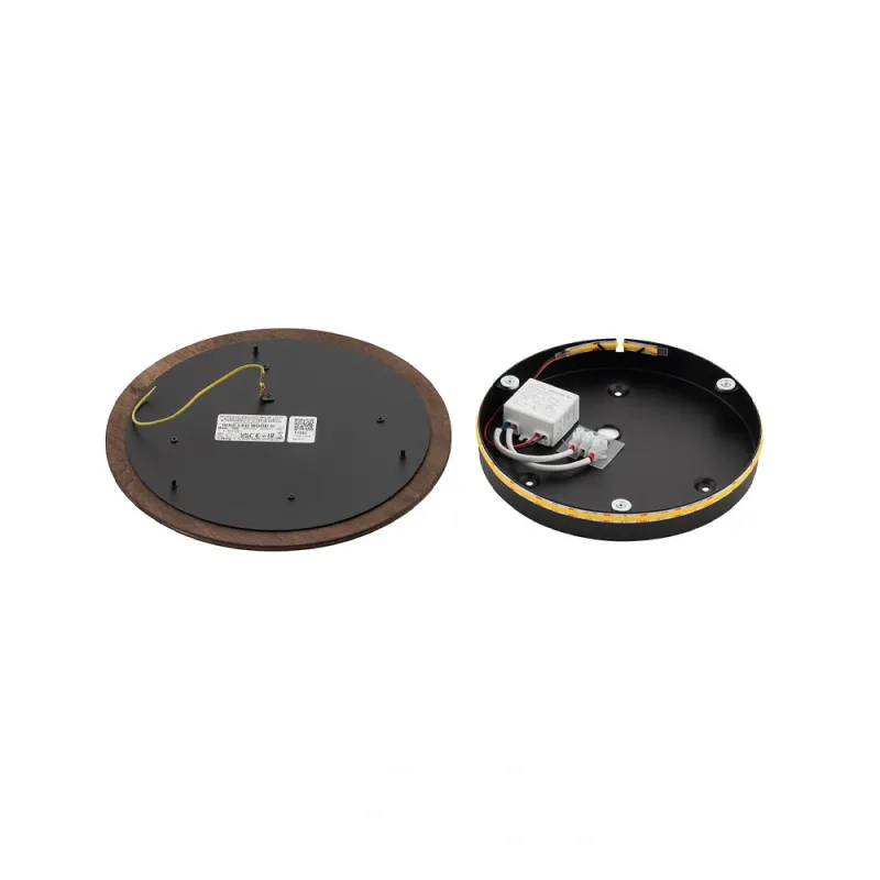Бра, настінний світильник Nowodvorski 10281 Ring Wood M LED 1x10W 3000K 130Lm IP20