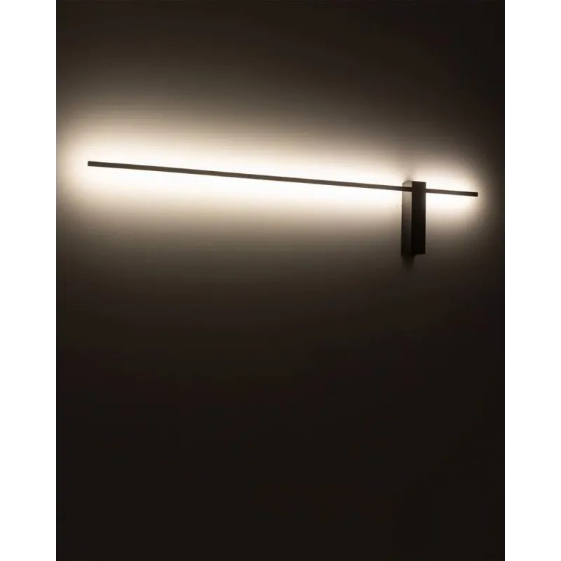 Бра, настінний світильник Nowodvorski 10313 Motive LED L 1x16W 3000K 540Lm IP20 чорний