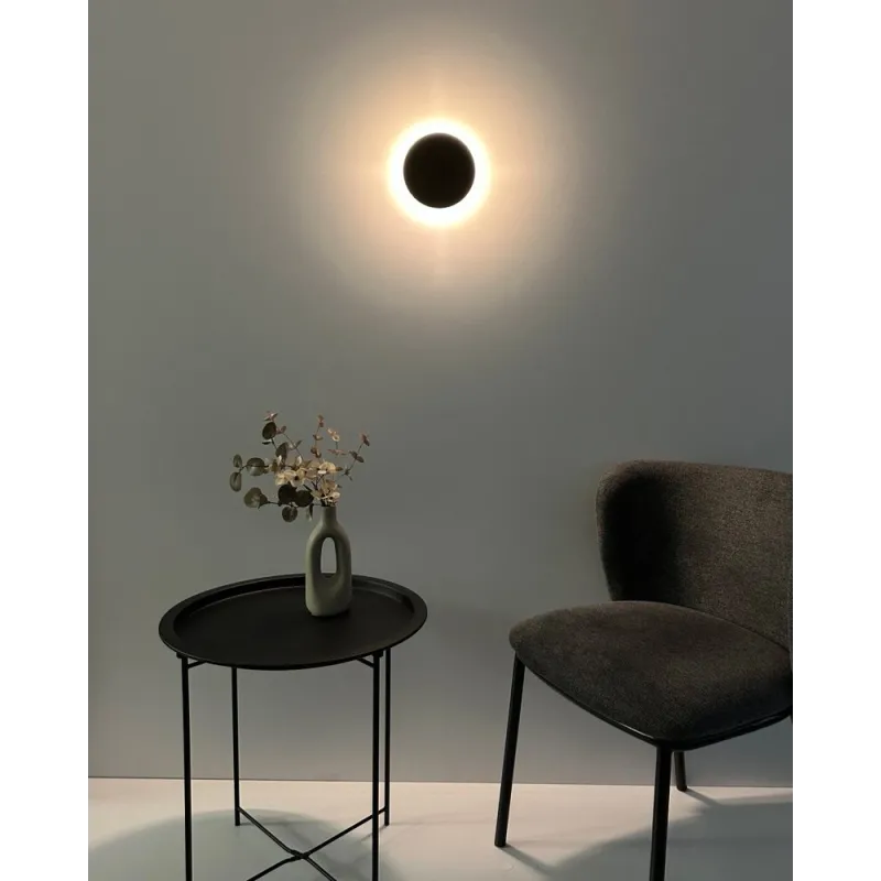 Бра, настінний світильник Nowodvorski 10315 Ring S LED 1x7W 3000K 60Lm IP20 шоколадний