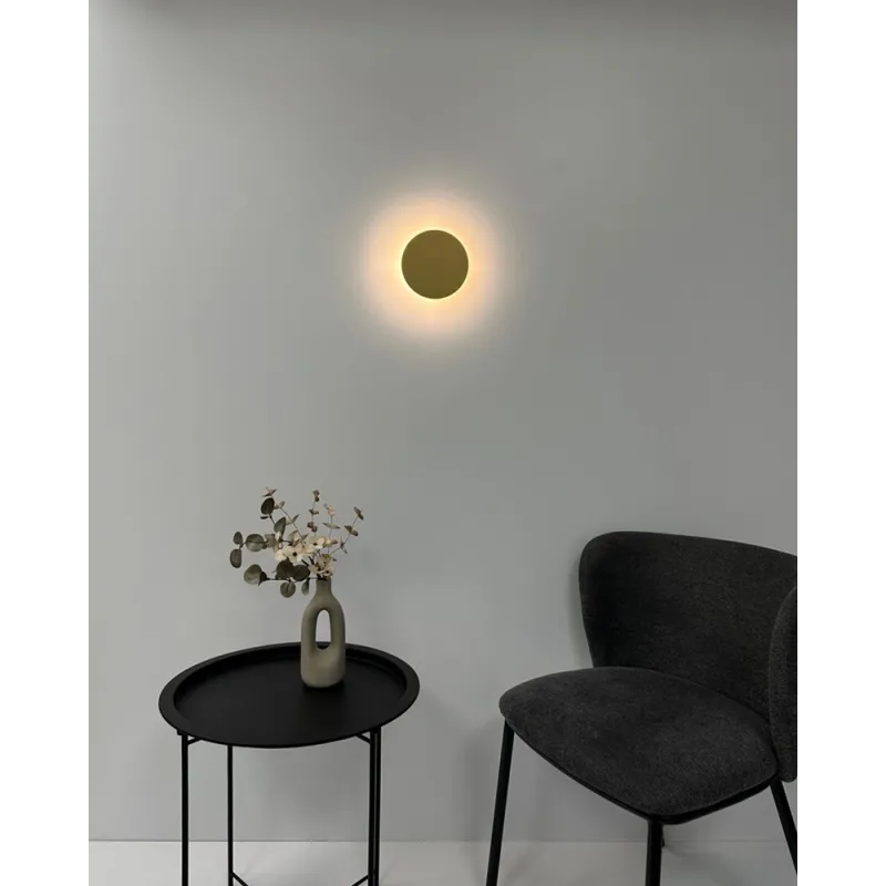 Бра, настінний світильник Nowodvorski 10317 Ring S LED 1x7W 3000K 60Lm IP20 золотий