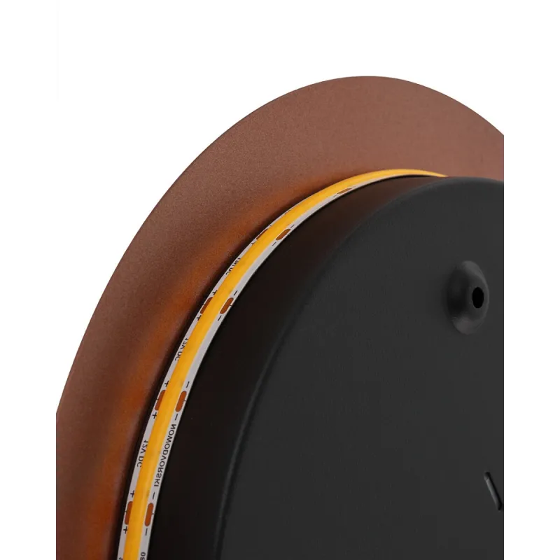 Бра, настінний світильник Nowodvorski 10347 Ring M LED 1x10W 3000K 130Lm IP20 мідний