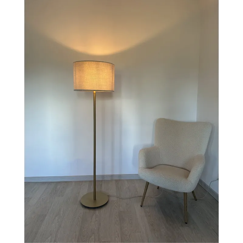 Торшер Nowodvorski 11656 Santana E27 1x25W IP20 бежевий