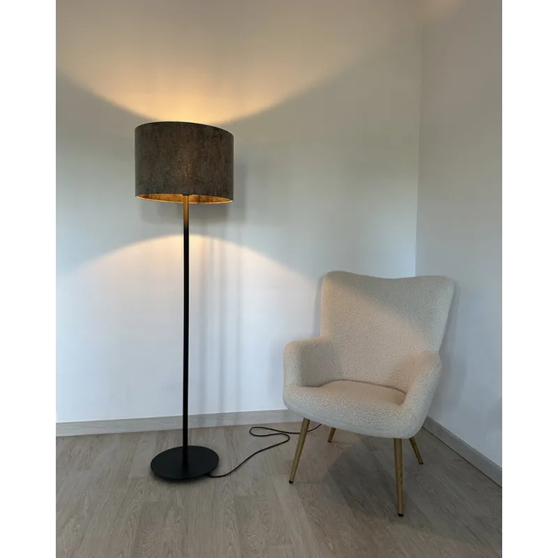Торшер Nowodvorski 11676 Lago E27 1x25W IP20 сірий