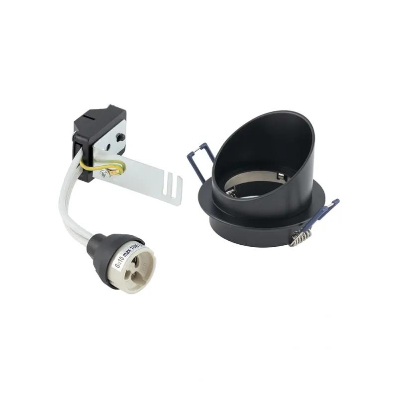 Точковий світильник Nowodvorski 10491 Solta GU10 1x10W IP20 чорний