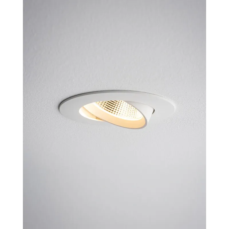 Точковий світильник Nowodvorski 10546 Egina LED 1x5W 3000K 350Lm IP20 білий