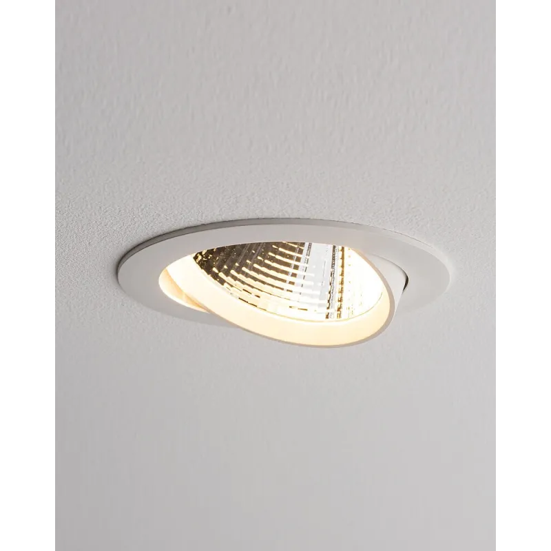 Точковий світильник Nowodvorski 10555 Egina LED 1x15W 3000K 1100Lm IP20 білий