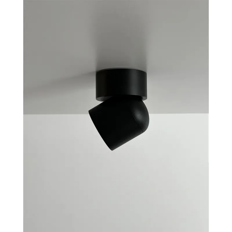 Світильник поворотний точковий, бра Nowodvorski 11346 Oscar GU10 1x15W IP54 чорний