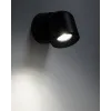 Світильник поворотний точковий, бра Nowodvorski 11346 Oscar GU10 1x15W IP54 чорний