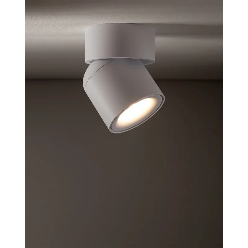 Світильник поворотний точковий, бра Nowodvorski 11347 Oscar GU10 1x15W IP54 білий