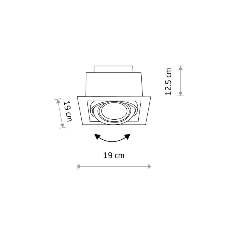 Точковий світильник Nowodvorski 9575 Downlight GU10, ES111 1x15W IP20 білий