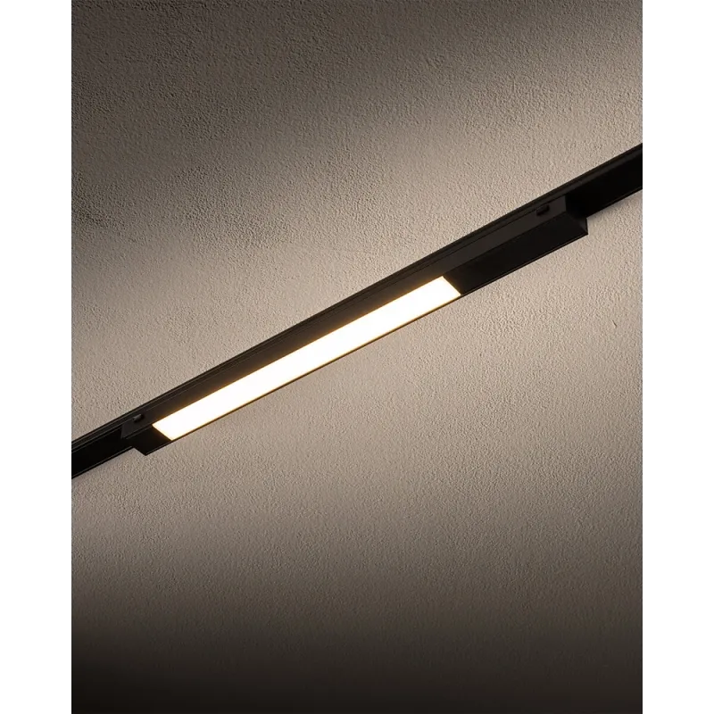 Магнітний трековий світильник Nowodvorski 11307 UT-LVM Line LED 1x12W 3000K 1000Lm IP20 чорний