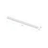 Магнітний трековий світильник Nowodvorski 11308 UT-LVM Line LED 1x18W 3000K 1500Lm IP20 чорний