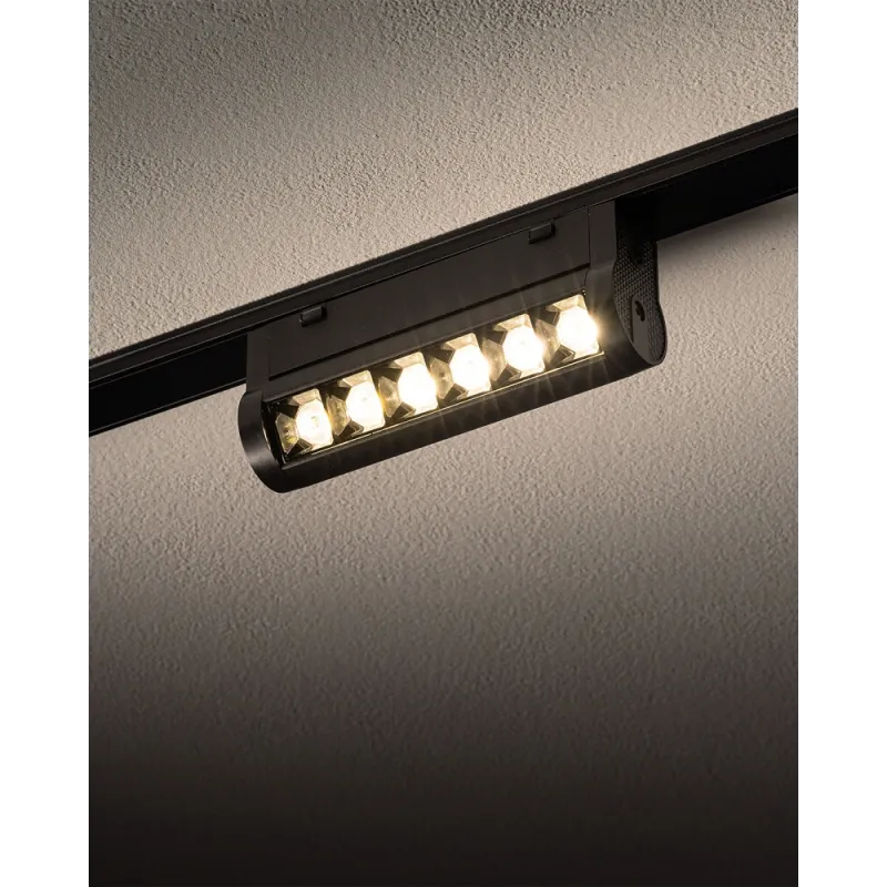 Магнітний трековий світильник Nowodvorski 11310 UT-LVM Focus Swing LED 1x6W 500Lm IP20 чорний