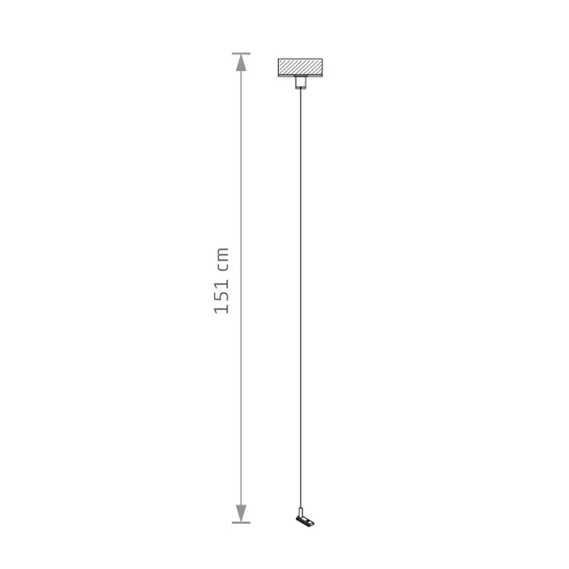 Комплект підвіски для магнітної системи Nowodvorski 11744 NANO-LVM Suspension Kit IP20 чорний