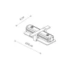 З'єднувач Nowodvorski 8968 Profile Recessed Straight Connector IP20 чорний