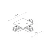 З'єднувач Nowodvorski 8834 Profile Recessed T-connector IP20 білий