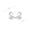 З'єднувач Nowodvorski 8837 Profile Recessed X-connector IP20 чорний