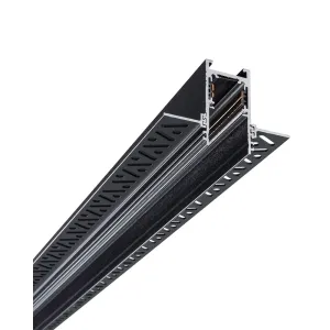 Магнітний шинопровід врізний Nowodvorski 10156 LVM Recessed Track 1m IP20 чорний